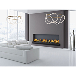 Люстра подвесная круглая золотого цвета с белыми изогнутыми световыми линиями Luke Lampco Tracer Lamp варинант исполнения - 12 | Loft Concept в Москве