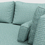 Мебельная ткань Шенилл бирюзовый цвет 142 см T4-61 варинант исполнения - 8 | Loft Concept в Москве