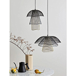 Подвесной светильник Black Grey Mesh Lampshade Hanging Lamp варинант исполнения - 6 | Loft Concept в Москве