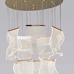 Потолочная люстра каскадная светодиодная Ethereality Sail варинант исполнения - 2 | Loft Concept в Москве