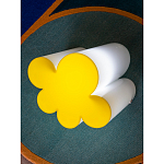 Настольная дизайнерская лампа Poltronova Passiflora Yellow Table Lamp варинант исполнения - 2 | Loft Concept в Москве