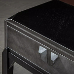 Консоль прямоугольная серая с 4-мя выдвижными ящиками Grany варинант исполнения - 5 | Loft Concept в Москве