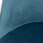 Барный стул вращающийся со спинкой Синий Велюр Vendramin Chair варинант исполнения - 4 | Loft Concept в Москве