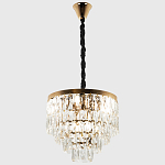 Люстра с прямоугольными хрустальными подвесками Lunet Crystal Rectangulars Chandelier 6 варинант исполнения - 3 | Loft Concept в Москве