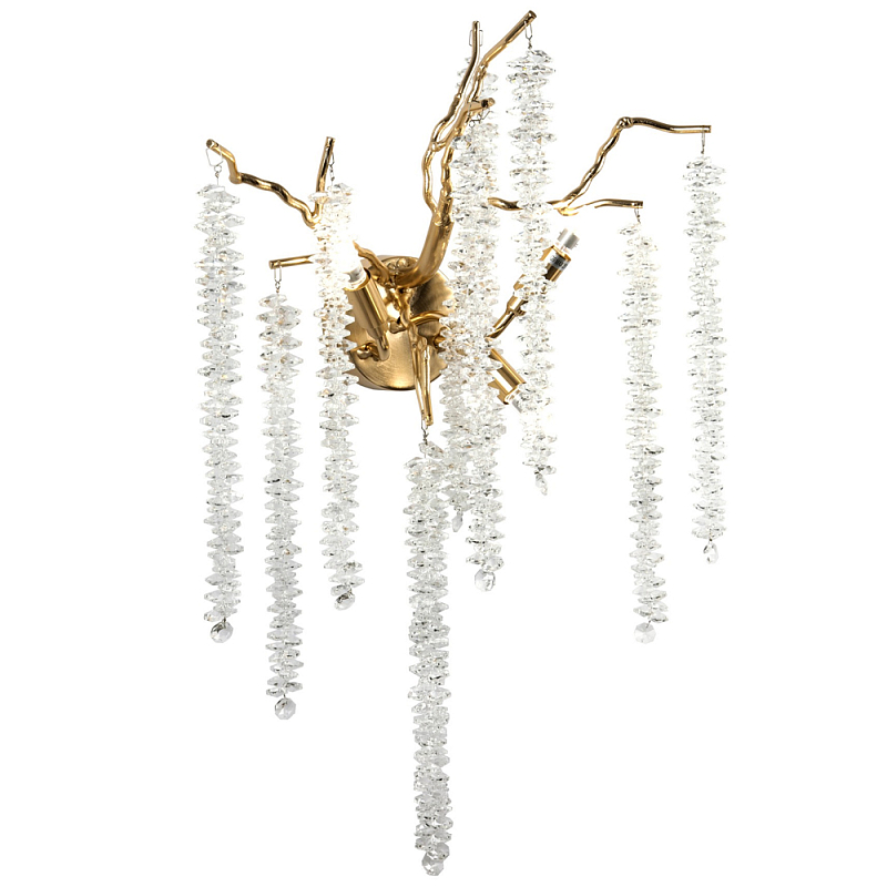          Fairytree Gold Crystal Wall Lamp      | Loft Concept 