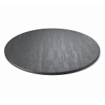 Стол обеденный с круглой столешницей черного цвета Harris Collection варинант исполнения - 2 | Loft Concept в Москве