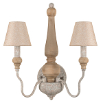 Бра с двумя конусовидными тканевыми абажурами Neighborhood варинант исполнения - 1 | Loft Concept в Москве