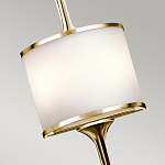 Бра вертикальное с белым полукруглым плафоном и длинным стержнем L Kichler варинант исполнения - 8 | Loft Concept в Москве