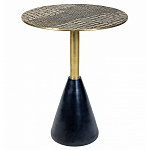 Кофейный столик с металлической столешницей Amphibian варинант исполнения - 1 | Loft Concept в Москве