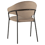 Коричневый стул с обивкой из искусственной замши Alexis варинант исполнения - 5 | Loft Concept в Москве