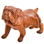 Статуэтка деревянная в виде собаки Balinese Dog 2 варинант исполнения - 1 | Loft Concept в Москве