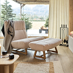 Кресло с обивкой букле Lino White  Boucle Armchair варинант исполнения - 8 | Loft Concept в Москве