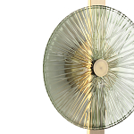 Бра с круглым стеклянным плафоном Gingham варинант исполнения - 9 | Loft Concept в Москве