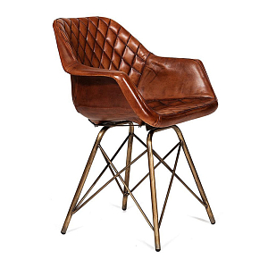 Кресло Leather Industrial armchair