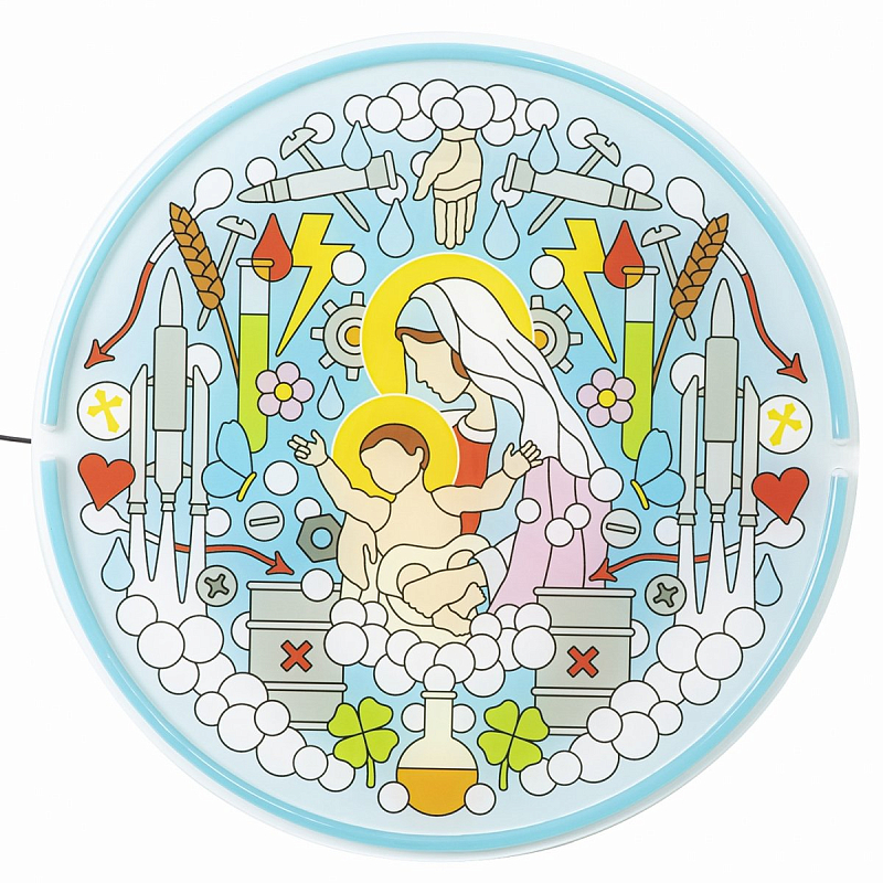  Seletti Gospel Led Signs Virgin Mary    | Loft Concept 