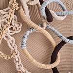 Круглое Дизайнерское Панно Дюна Round Panel Dune варинант исполнения - 5 | Loft Concept в Москве