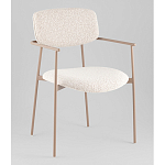 Стул Doe с подклокотниками молочный варинант исполнения - 1 | Loft Concept в Москве