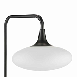 Торшер с белым стеклянным плафоном в форме эллипса Kernel варинант исполнения - 2 | Loft Concept в Москве