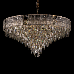 Люстра с каскадом из прозрачного хрусталя Constant Sparks варинант исполнения - 11 | Loft Concept в Москве