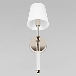 Бра с белым тканевым плафоном в форме конуса и металлическим основанием Nicoleta варинант исполнения - 4 | Loft Concept в Москве