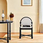 Дизайнерский стул деревянный с полукруглой спинкой Highquality варинант исполнения - 3 | Loft Concept в Москве