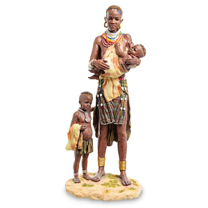 Статуэтка African woman with children
