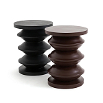 Фигурный приставной столик бордового цвета  AMORPHOUS варинант исполнения - 2 | Loft Concept в Москве