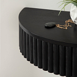 Прикроватный подвесной столик с ящиком черный Bedside Hanging Table варинант исполнения - 4 | Loft Concept в Москве