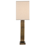 Настольная лампа с корпусом в форме кольца и прямоугольным абажуром French Ring варинант исполнения - 4 | Loft Concept в Москве