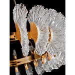 Люстра круглая с фактурными элементами в виде ракушек Inspired Sea варинант исполнения - 3 | Loft Concept в Москве