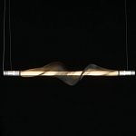 Люстра подвесная линейная Adilin Сhromium варинант исполнения - 1 | Loft Concept в Москве