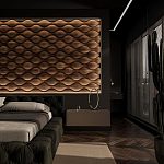 Гипсовая 3D панель с принтографией PM-108 варинант исполнения - 4 | Loft Concept в Москве