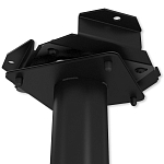 Барный стул вращающийся со спинкой и подлокотниками Douglas Rhombus Синий Велюр варинант исполнения - 6 | Loft Concept в Москве