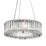 Люстра подвесная круглая с множеством вертикальных прямоугольных кристаллов Kichler варинант исполнения - 1 | Loft Concept в Москве