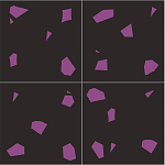 Плитка с узором Осколки варинант исполнения - 3 | Loft Concept в Москве