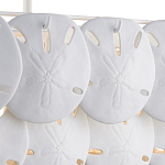 Люстра овальной формы с белыми подвесными элементами White Natural Lines варинант исполнения - 2 | Loft Concept в Москве