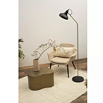 Торшер с плафоном в форме купола в сочетании черного и золотистого цвета Minimalist Execution варинант исполнения - 4 | Loft Concept в Москве