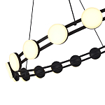 Люстра кольцевая с круглыми светодиодными источниками света Maxine Light варинант исполнения - 6 | Loft Concept в Москве