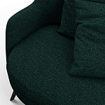 Мебельная ткань Шенилл темно-зеленый цвет 138 см T4-36 варинант исполнения - 12 | Loft Concept в Москве