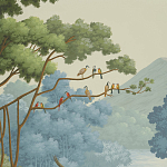 Обои ручная роспись African Savannah Eden варинант исполнения - 2 | Loft Concept в Москве