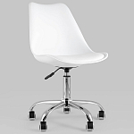Офисный стул на металлическом основании EGGERY White пластик варинант исполнения - 2 | Loft Concept в Москве