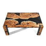 Кофейный Стол River in Autumn Elm Resin Coffee Table варинант исполнения - 2 | Loft Concept в Москве