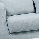 Диван Seldon с мягкими подушками голубое букле варинант исполнения - 5 | Loft Concept в Москве