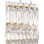 Люстра подвесная круглая из прозрачного хрусталя с золотым корпусом Selfsufficient варинант исполнения - 8 | Loft Concept в Москве