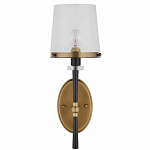 Бра настенное с прозрачным стеклянным абажуром Simple Pure Form варинант исполнения - 3 | Loft Concept в Москве