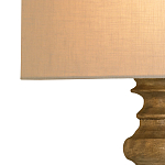 Бра светодиодное с тканевым абажуром на фигурном основании Undercut варинант исполнения - 1 | Loft Concept в Москве