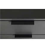 Комод цвета графит с 3-мя ящиками Strict Lines  варинант исполнения - 5 | Loft Concept в Москве