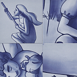 Плитка с рисунком Первый сон варинант исполнения - 3 | Loft Concept в Москве