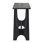 Консоль деревянная чёрная Black Tanner варинант исполнения - 2 | Loft Concept в Москве