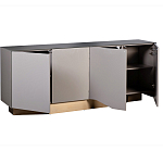 Комод со стеклянной столешницей и с выдвижными ящиками Minimalist Accent варинант исполнения - 2 | Loft Concept в Москве